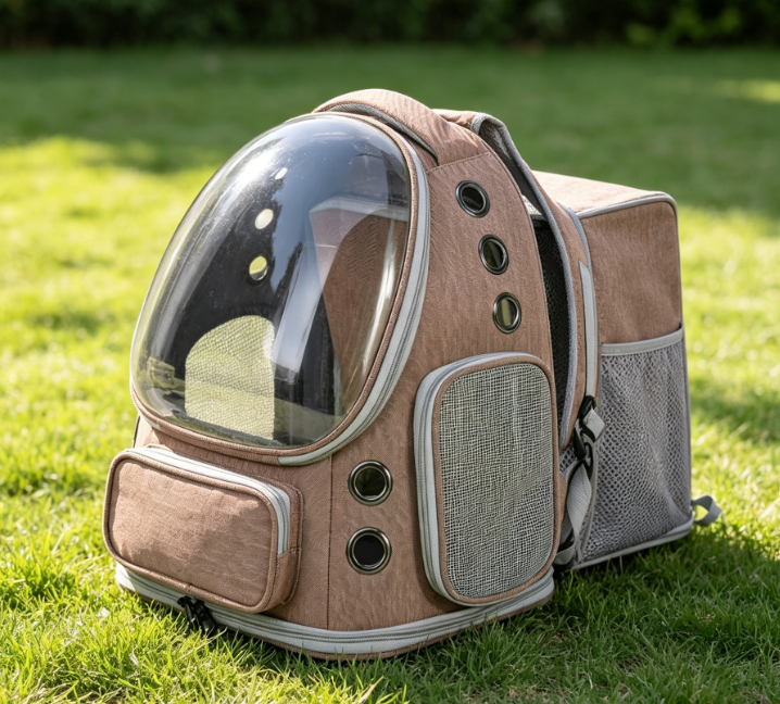 Expandable "Space Capsule" Travel Backpack for Large Cats and Dogs