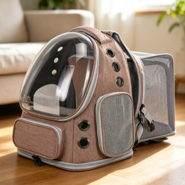 Expandable "Space Capsule" Travel Backpack for Large Cats and Dogs