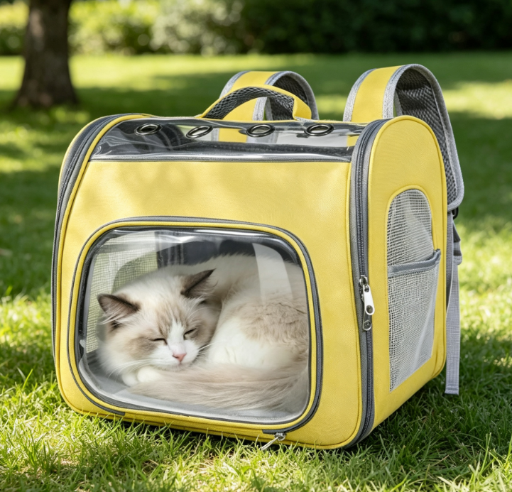 Airline-Approved Foldable & Reinforced Pet Travel Backpack