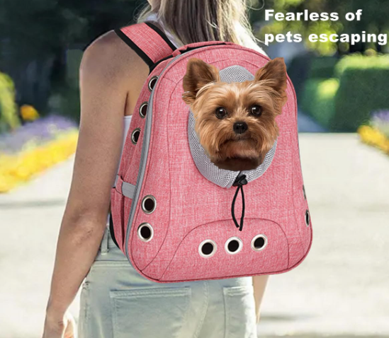 Lightweight, Spacious, and Breathable Pet Backpack with Front Access