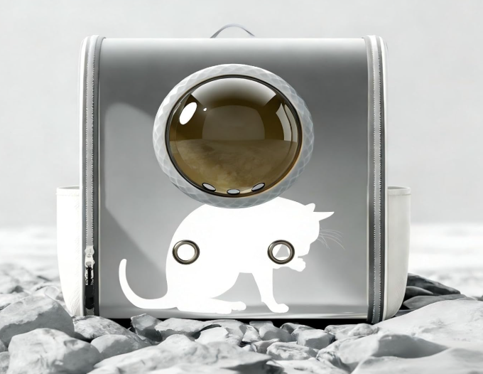 Breathable Pet Travel Backpack with Transparent Window
