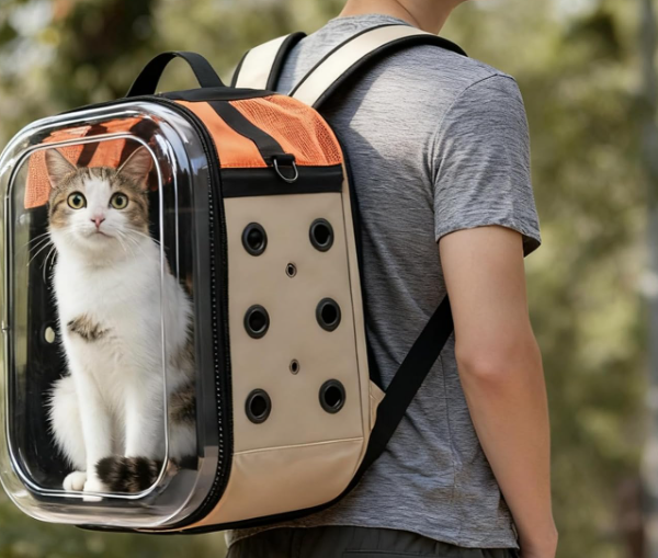 Foldable & Expandable "Space Capsule" Cat Backpack