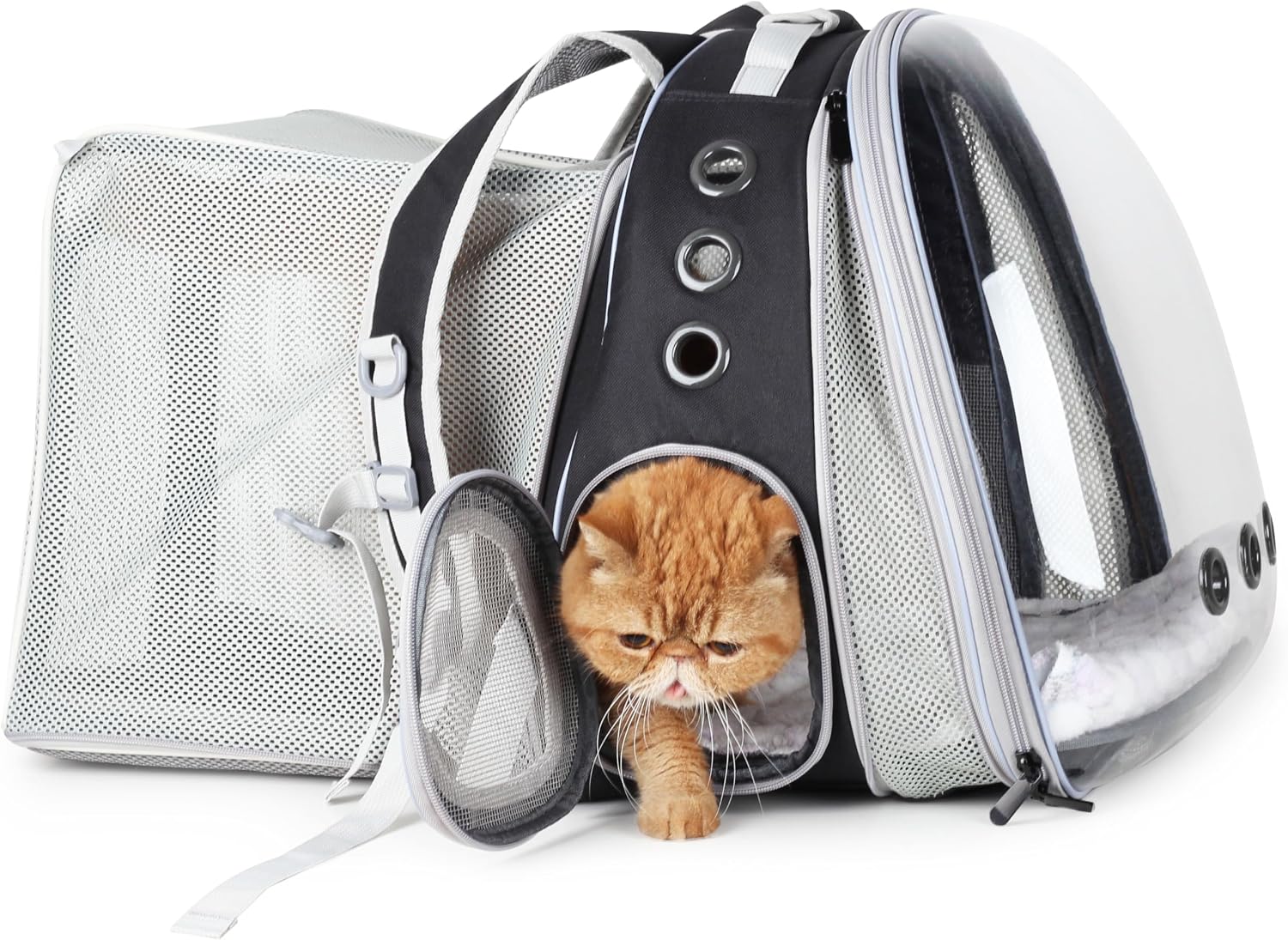 Airline-Approved "Space Capsule" Pet Backpack (Red)