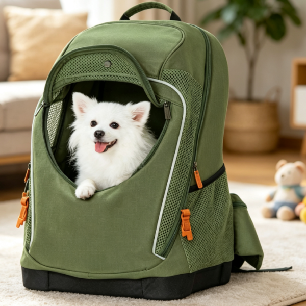 Upgraded Ergonomic Hiking Pet Backpack with Large Ventilation Area